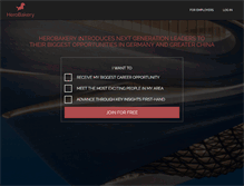 Tablet Screenshot of herobakery.com